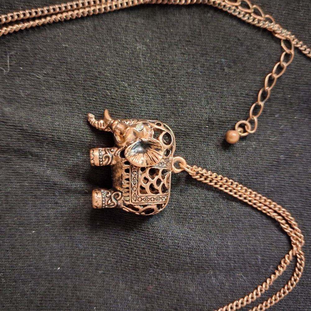 Elephant Pendant Necklace